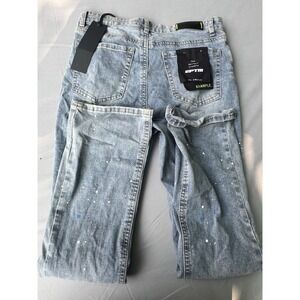 NWT EPTM Paint Speck Stack Jeans Denim Size 32 Men's